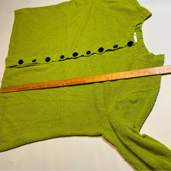 C. J. Banks Women's 3XL Green Cardigan Full Button Up cotton blend - Picture 8 of 9
